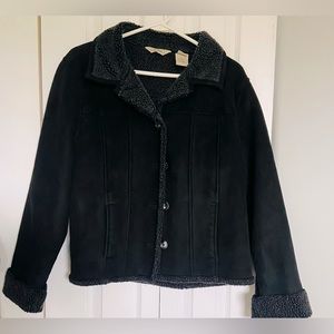 LL. Bean Women’s Faux Suede Sherpa Lined Jacket